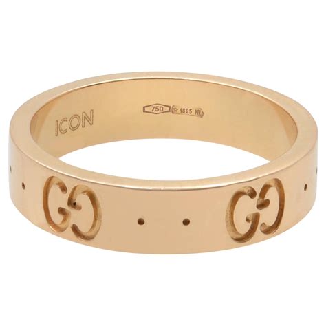 gucci gg ring rose gold|gucci icon 18k ring.